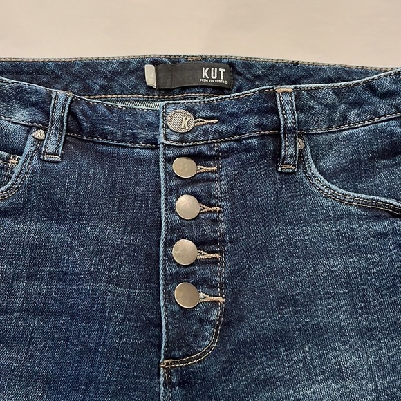 Kut From The Kloth Reese High Rise Fab AB Ankle Straight Leg Size 4 - Picture 15 of 16